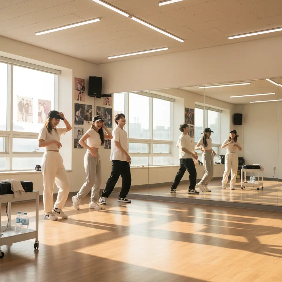 Practice Room Radiance: LE SSERAFIM's Secret to Flawless "Off-Duty" Skin Seouléa