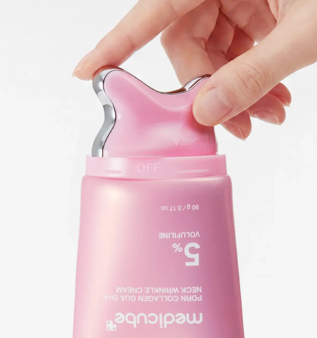 Firm, Sculpt, Glow: Meet the Medicube PDRN Collagen Gua Sha Neck Wrinkle Cream
