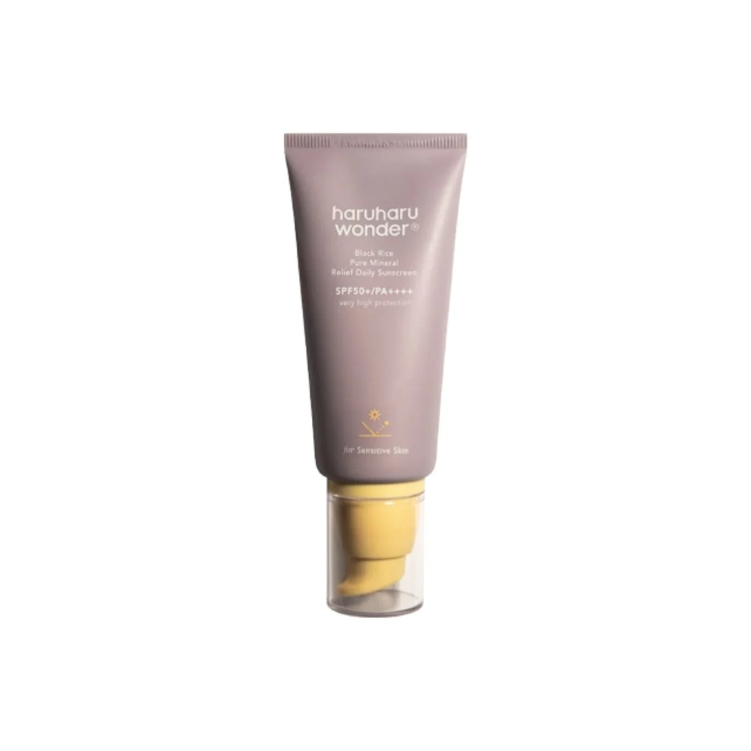haruharu wonder Black Rice Pure Mineral Relief Daily Sunscreen SPF50+ PA++++