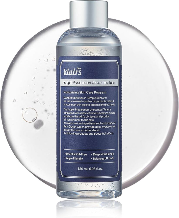 Klairs Supple Preparation Unscented Toner