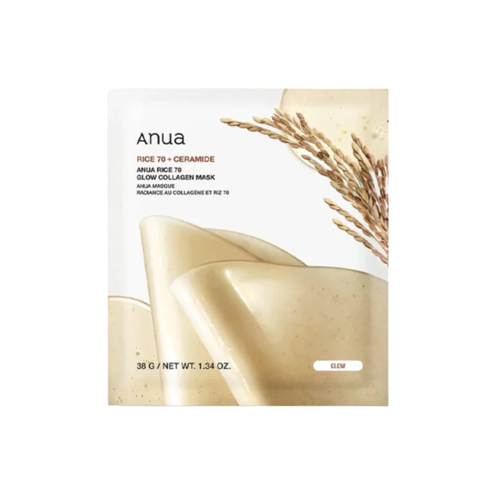 ANUA Rice 70 Glow Collagen Mask