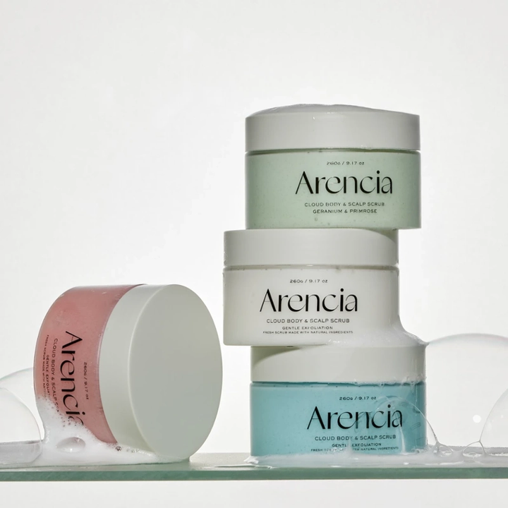 ARENCIA Fresh Cloud Scrub Geranium & Primrose