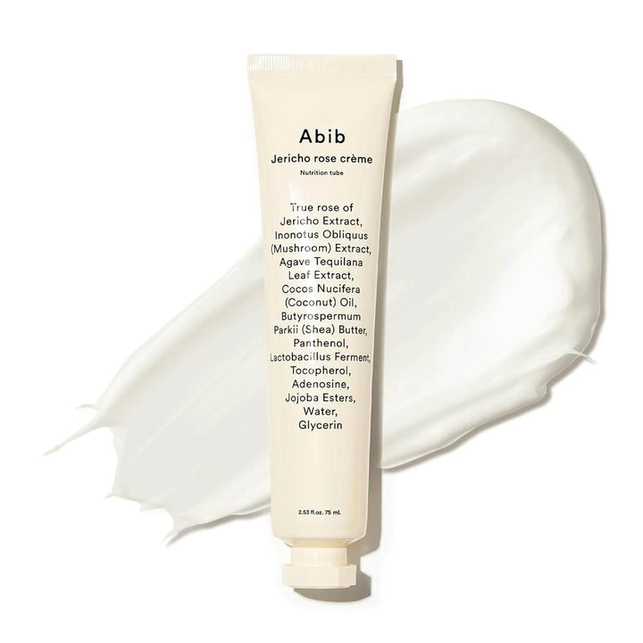 Abib Jericho Rose Crème Nutrition Tube 75ml - tube with cream texture