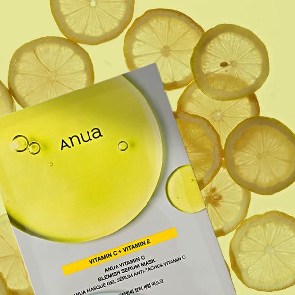 Anua vitamin C + vitamin E blemish serum mask