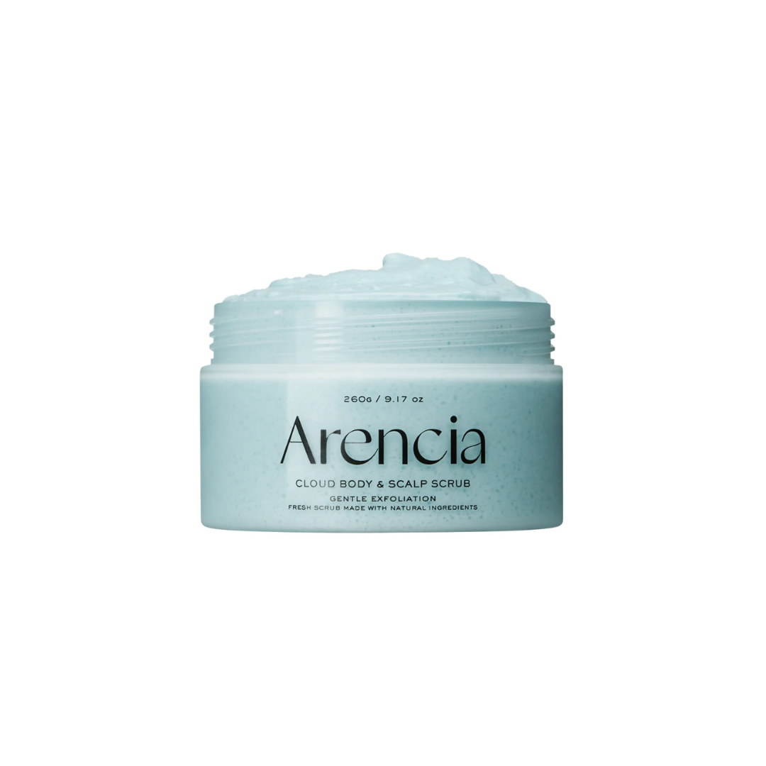 Arencia Fresh Cloud Body & Scalp Scrub (French Mint & Lily)