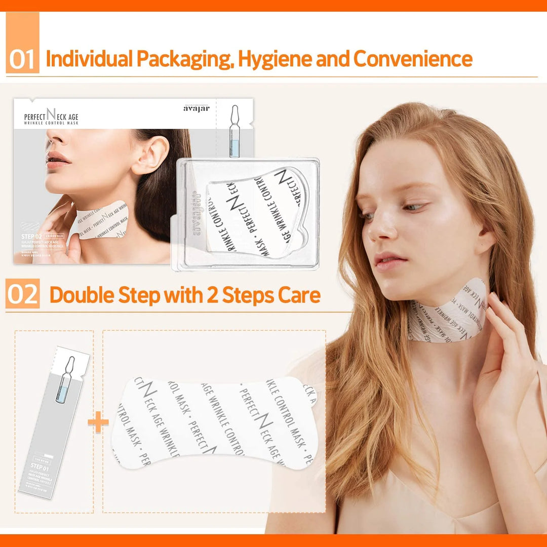 Avajar Perfect Neck Age Wrinkle Control Mask