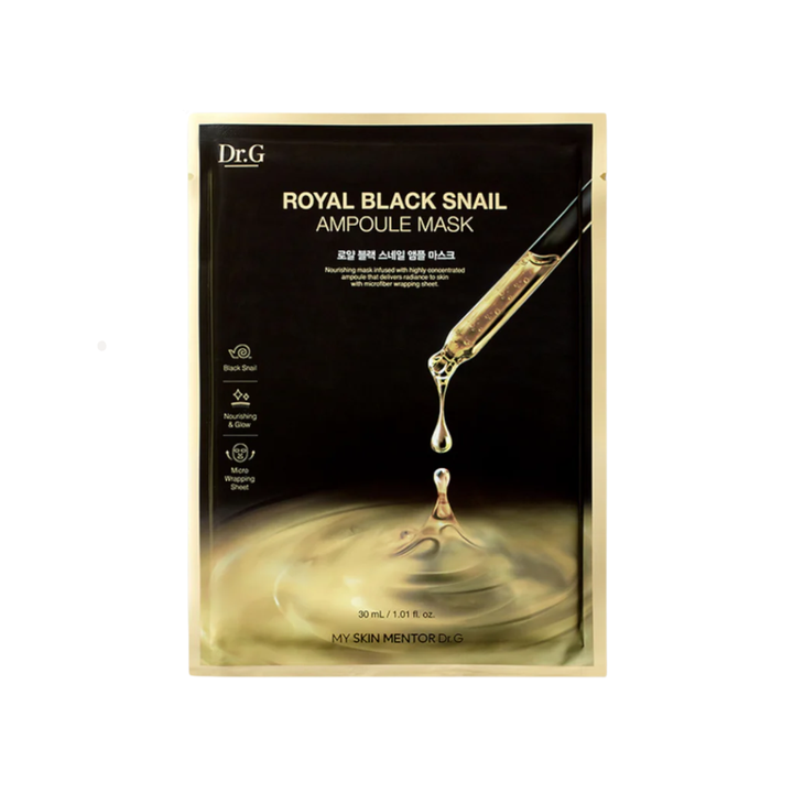 DR.G Royal Black Snail Ampoule  Mask