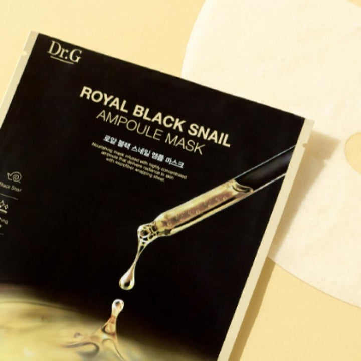 DR.G Royal Black Snail Ampoule  Mask