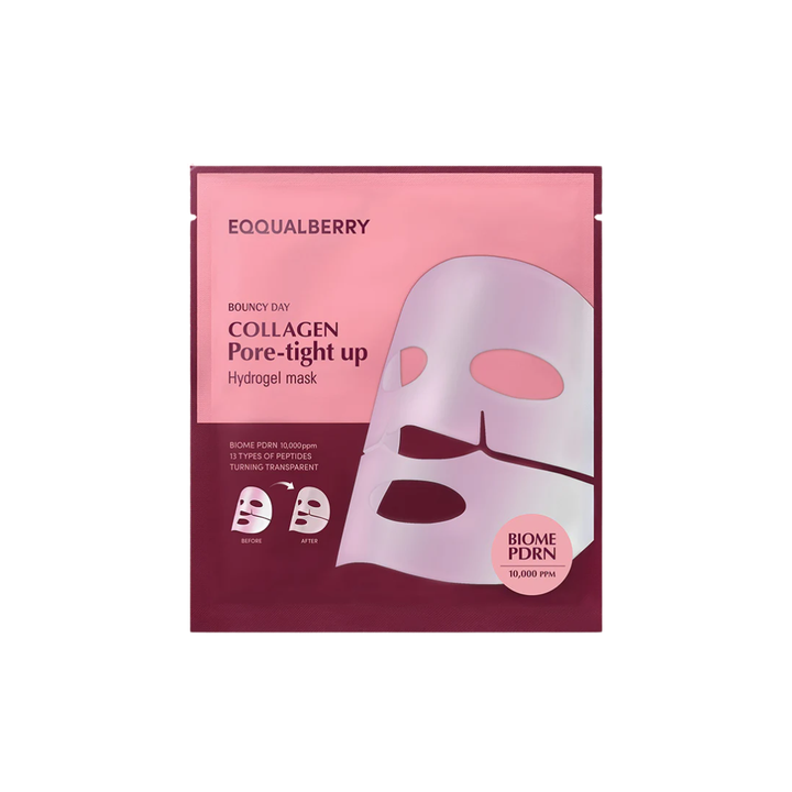 EQQUALBERRY COLLAGEN PORE TIGHT UP HYDROGEL MASK