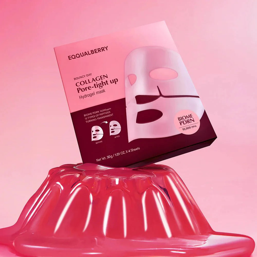EQQUALBERRY COLLAGEN PORE TIGHT UP HYDROGEL MASK