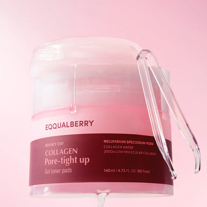 EQQUALBERRY Collagen Pore Tight Up Gel Toner Pads