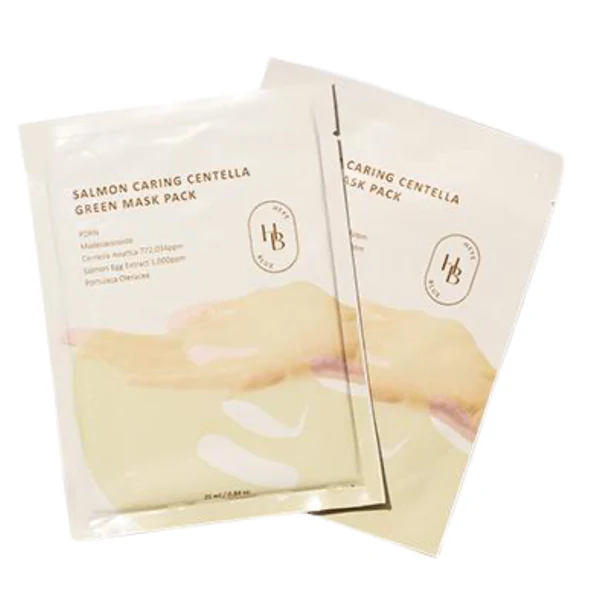 HEVEBLUE Salmon Caring Centella Green Mask Pack