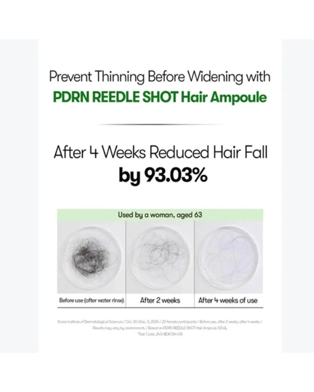 VT PDRN Reedle Shot Hair Ampoule 15ml