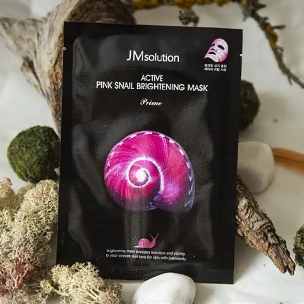 Jm Solution Mask Shell JM Solution Active Pink Snail Brightening Mask - Seouléa