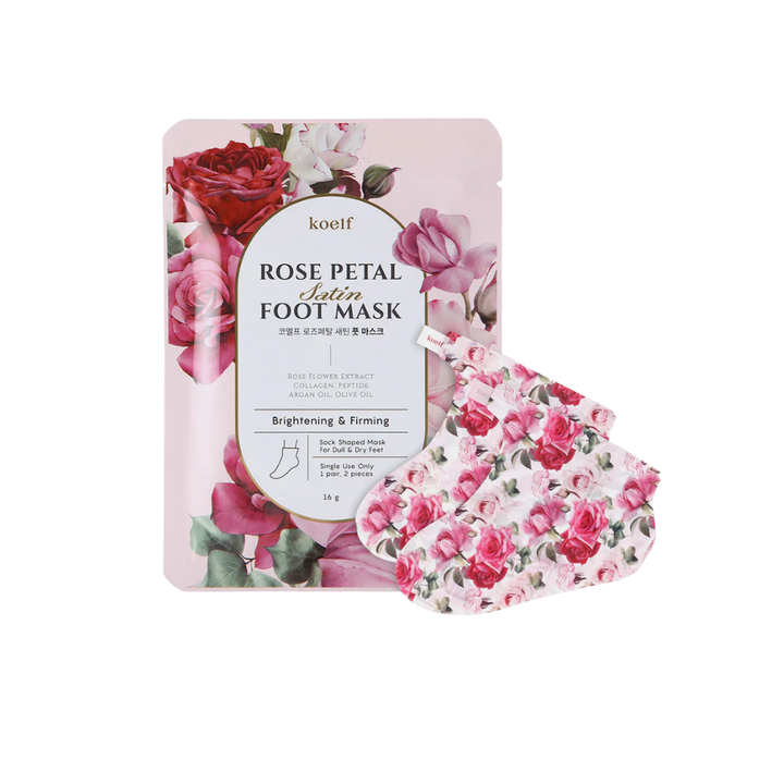 KOELF Rose Petal Satin Foot Mask