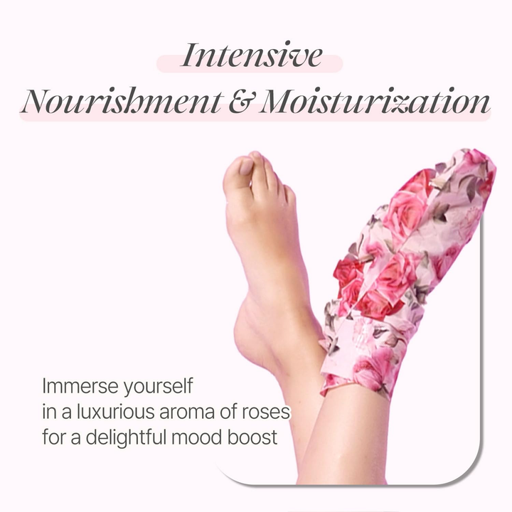 KOELF Rose Petal Satin Foot Mask