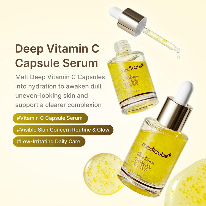 Medicube Deep Vita C Capsule Serum benefits overview