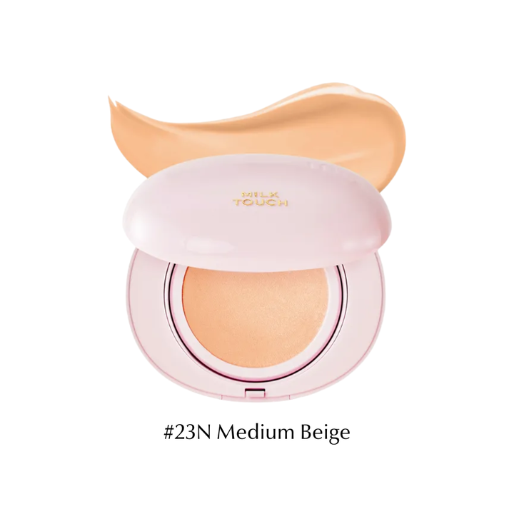 Milk Touch - All-day Skin Fit Milky Glow Cushion #23N Medium Beige