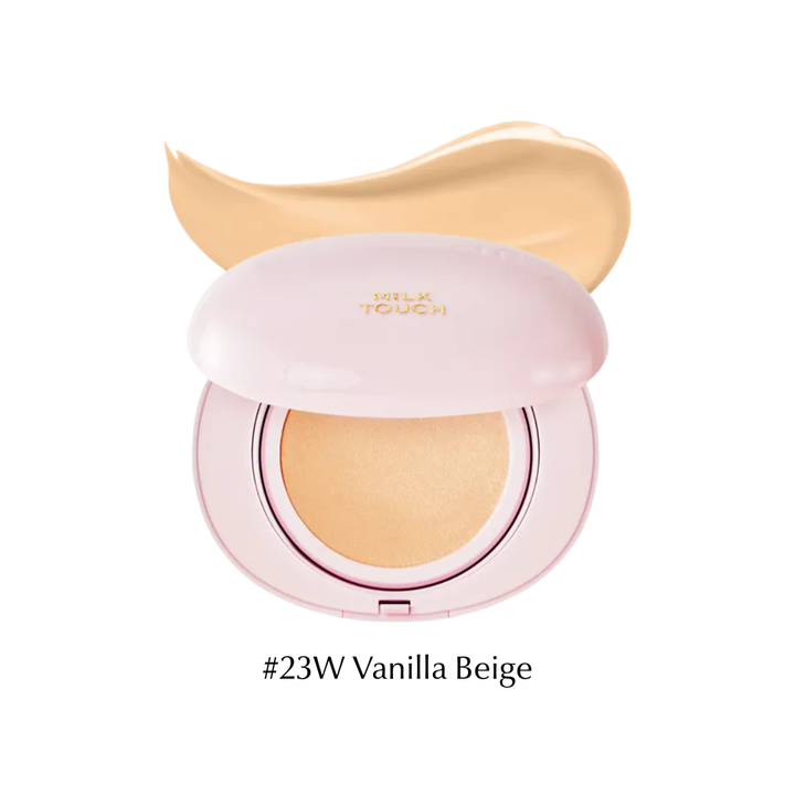 Milk Touch - All-day Skin Fit Milky Glow Cushion #23W Vanilla Beige