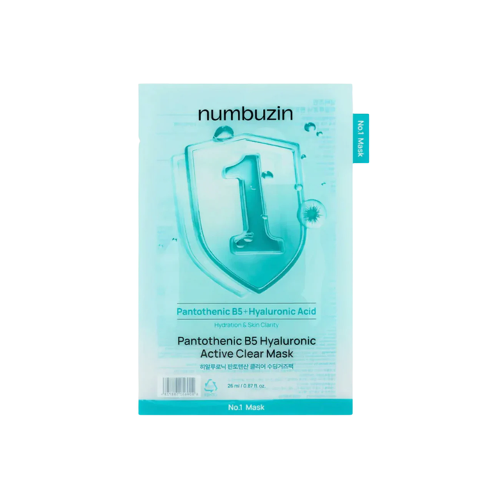Numbuzin No. 1 Pantothenic B5 Hyaluronic Active Clear Mask