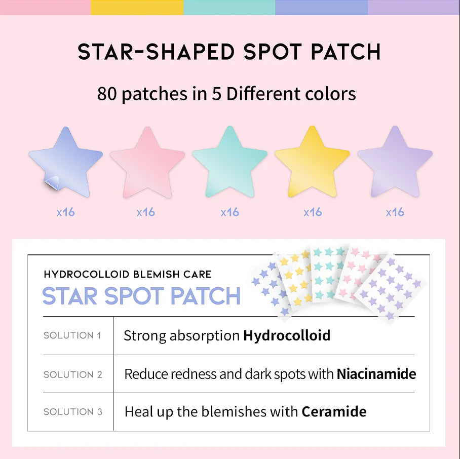 OOTD BEAUTY OOTD Star Spot Patch 80 patches