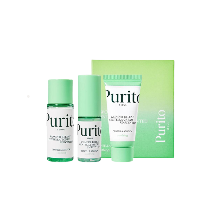 PURITO Wonder Releaf Centella Mini Kit Unscented