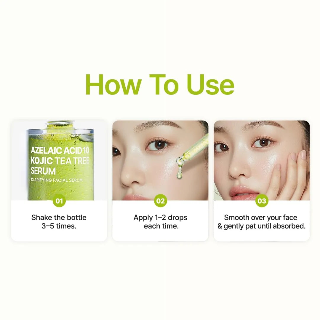 Purito SEOUL Azelaic Acid 10 Kojic Tea Tree Serum