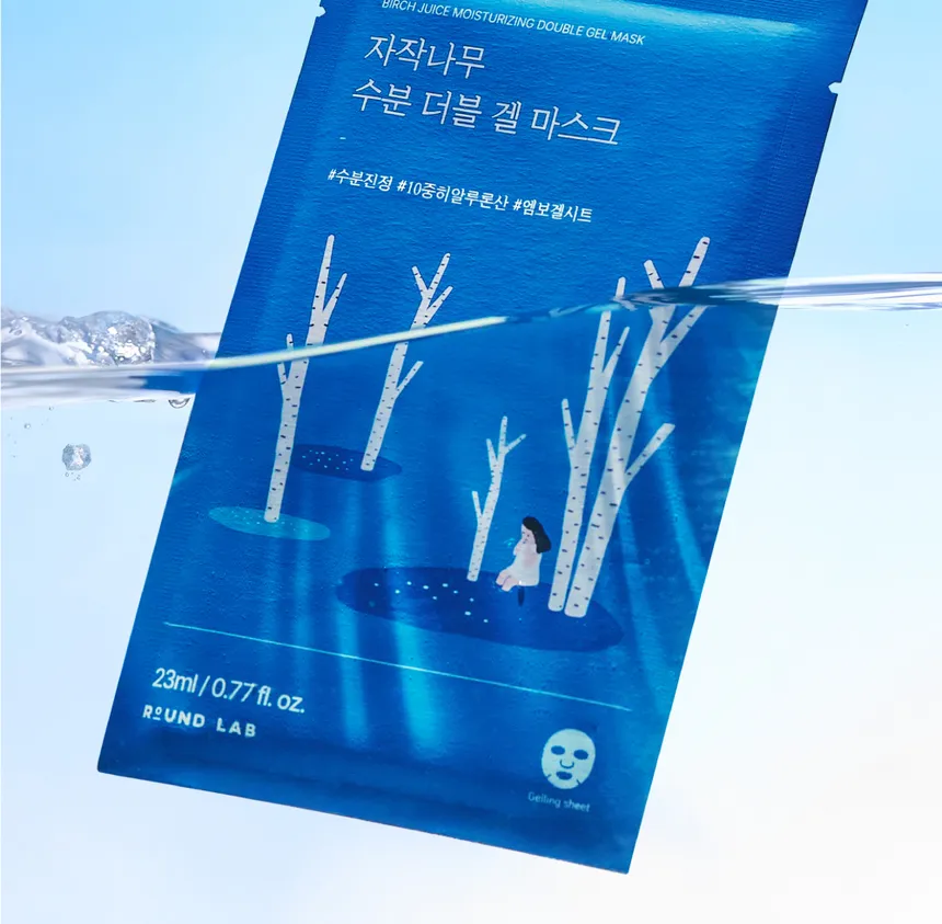 Round Lab Birch Juice Moisturizing Double Gel Mask Round Lab