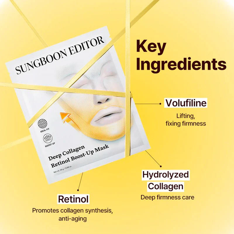 SUNGBOON EDITOR Deep Collagen Retinol Boost-Up Mask Set