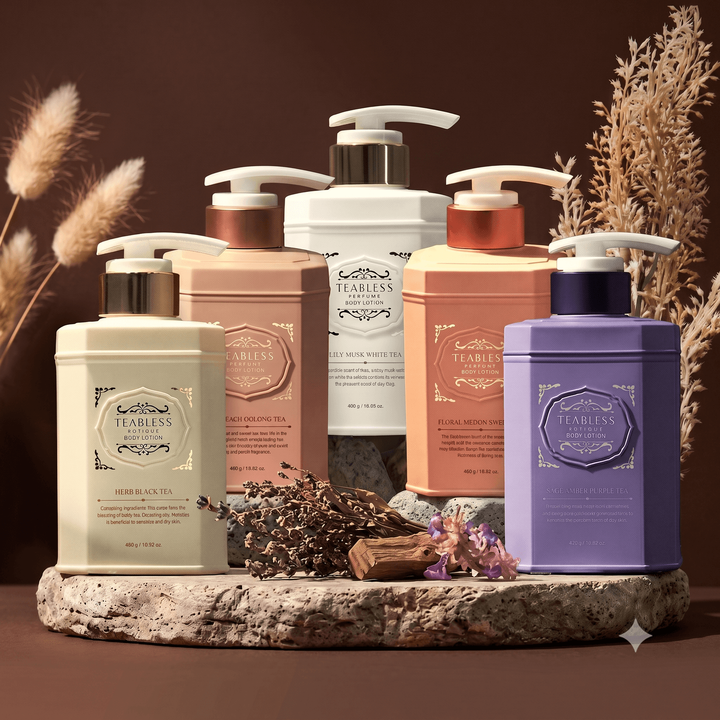 TEABLESS Perfume Body Lotion Pure Musk Rose Tea