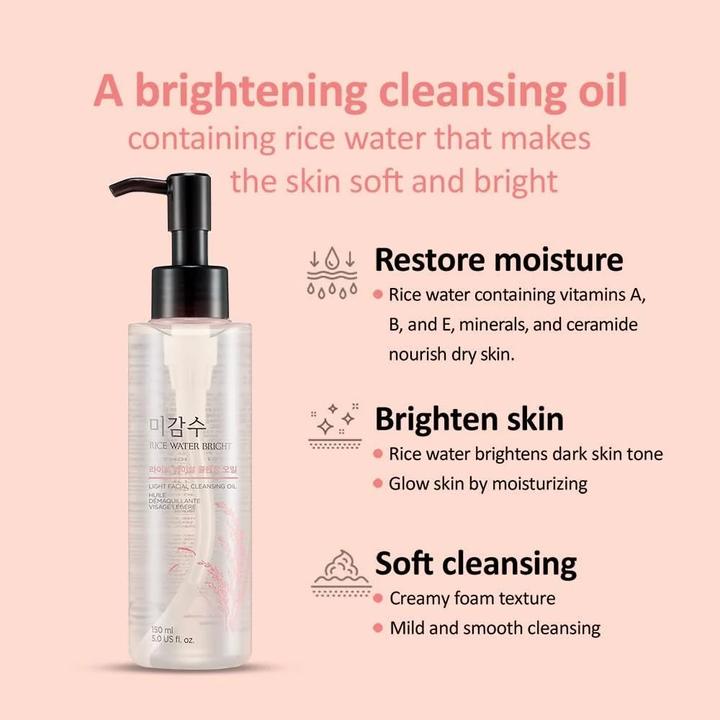 THE FACE SHOP Rice Water Bright Light Cleansing Oil