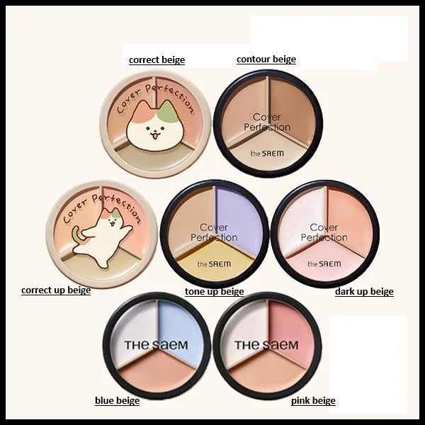 THE SAEM Cover Perfection Triple Pot Concealer