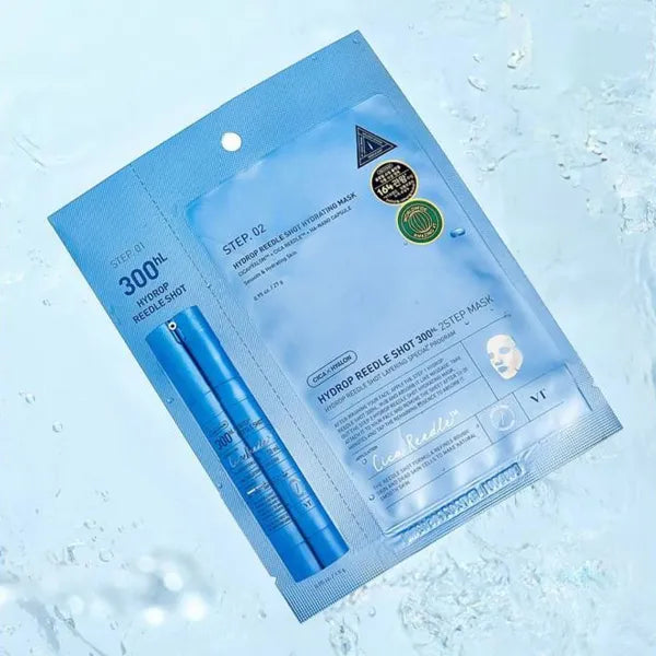 VT Cosmetics Hydrop Reedle Shot 300hL 2 Step Mask