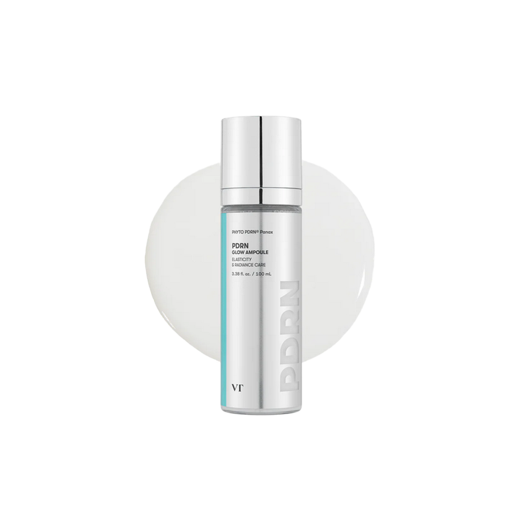 VT PDRN Glow Ampoule with texture swatch