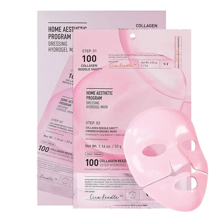 VT Cosmetics Collagen Reedle Shot 100 2 Step Hydrogel Mask