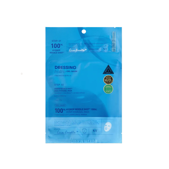 VT Cosmetics Hydrop Reedle Shot 100hL 2 Step Hydrogel Mask