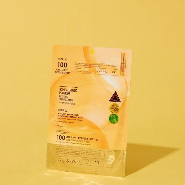 VT Cosmetics Vita-light Reedle Shot 100 2 Step Hydrogel Mask