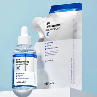WELLAGE Real Hyaluronic Blue Ampoule 100 (set of 2)