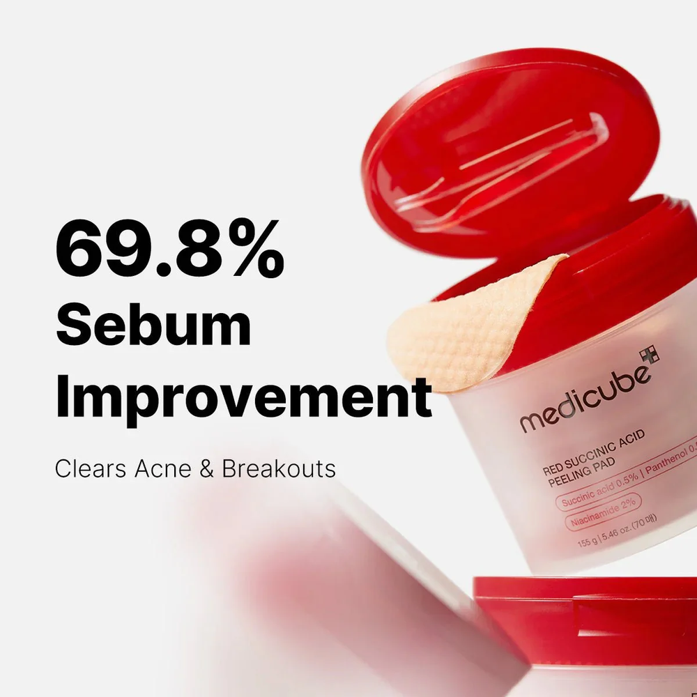 MEDICUBE Red Succinic Peeling Pad Medicube