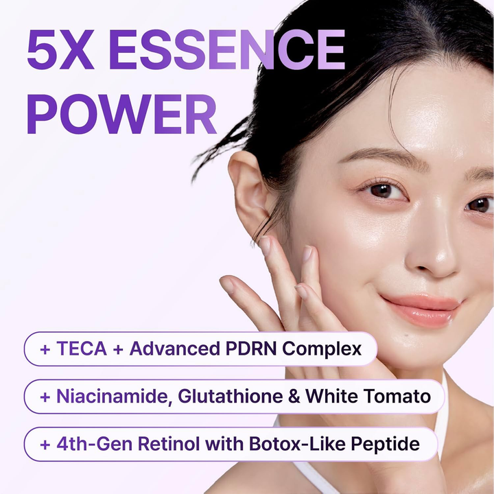 CENTELLIAN24 360 Shot PDRN Glowing Eye Patch 5X essence power model