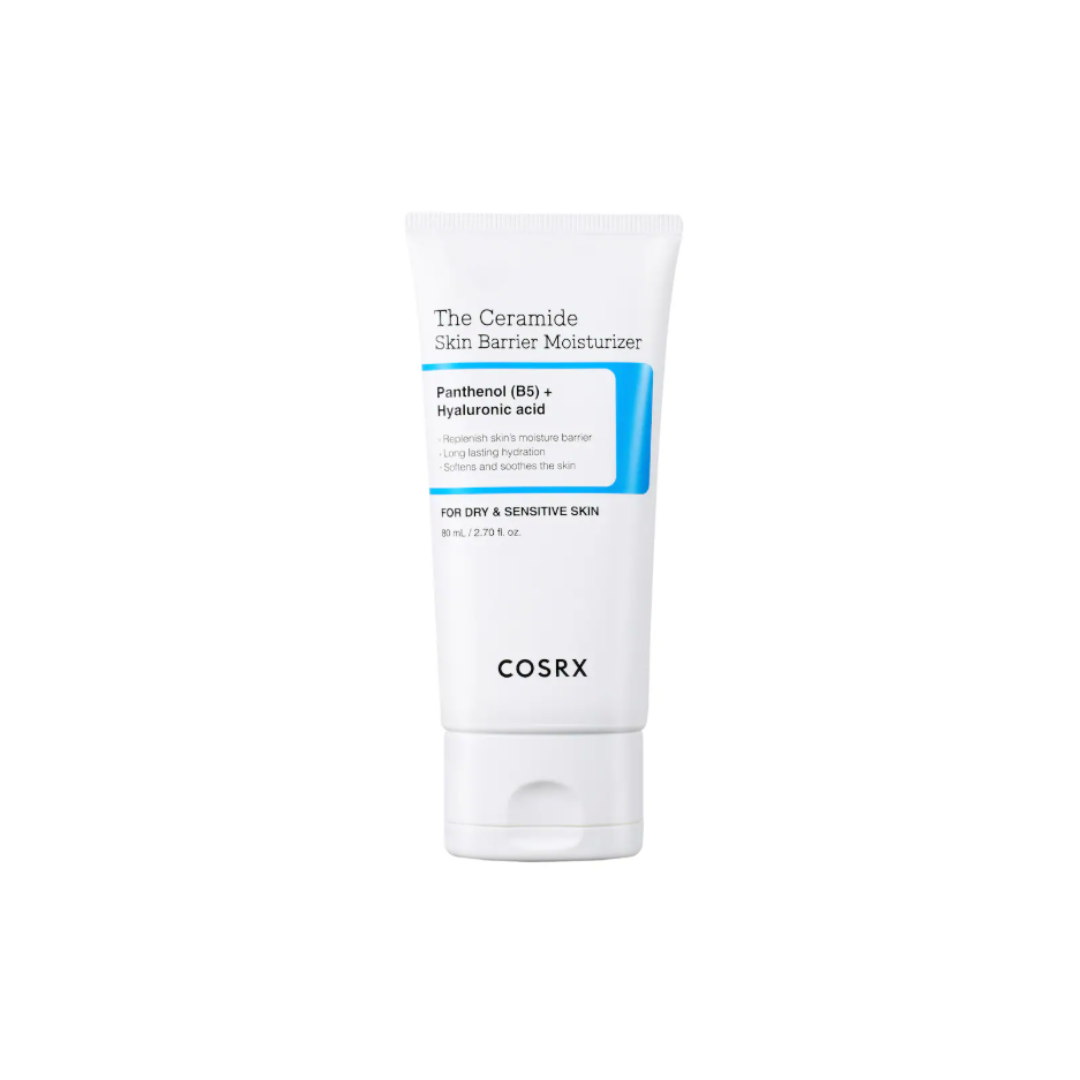 COSRX The Ceramide Skin Barrier Moisturizer 80ml tube on white background