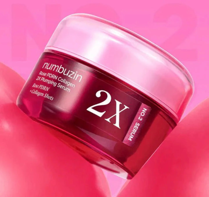 Numbuzin No.2 Rose PDRN Collagen 2X Plumping Serum 30ml