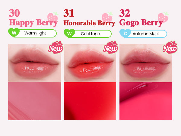 peripera Ink Mood Glowy Tint: Soft Berry Edition