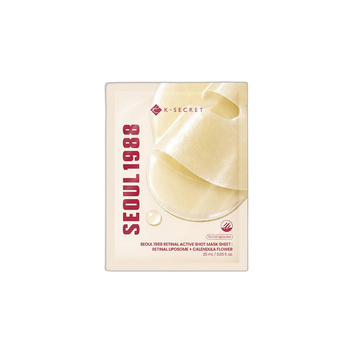 KSECRET SEOUL 1988 Retinal Active Shot Mask Sheet - cut-out hero product photo on white background